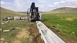 Çatak Belediyesi'nden yaylaya sıvat desteği