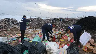 Van'da son kullanma tarihi geçmiş 1 ton gıda imha edildi