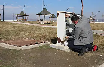 15 Temmuz Parkı'ndaki elektrik panoları elden geçirildi