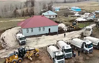Abdal Mezrası Mahallesi'nde taziye evlerinin zemini yenilendi