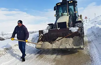 Ağyol Tepesi'nde tuzlama çalışması
