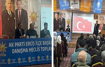 AK Parti Erciş İlçe Teşkilatında Ocak Ayı Danışma toplantısı gerçekleştirildi