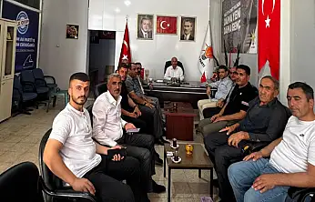 AK Parti İpekyolu İlçe Başkanlığı'ndan Çatak'a ziyaret