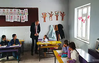 Alhan, Yukarı Argit Demirtepe İlkokulu'nu ziyaret etti