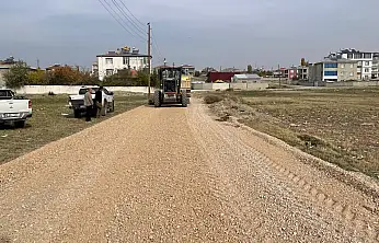 Altıntepe Mahallesi'nde stabilize yol çalışmaları