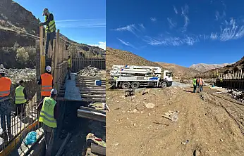 Bahçesaray'da Atıksu Arıtma Tesisi çalışmaları sürüyor