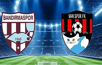 Bandırmaspor, Vanspor maçının ilk onbiri belli oldu