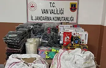 Başkale'de gümrük kaçağı malzeme ele geçirildi