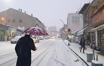 Başkale'de kar yağışı etkili oldu