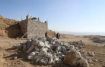 Başkale'de katı atık transfer rampası yapılıyor