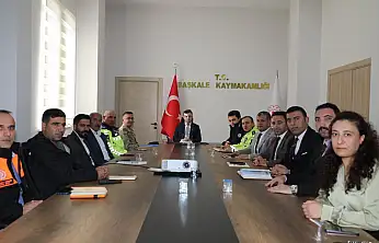 Başkale'de kış tedbirleri toplantısı yapıldı