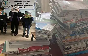 Başkaleli öğrencilere kaynak kitap desteği