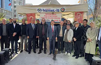 Bursa Milletvekili Türkoğlu'ndan, Van'daki eylem çadırına ziyaret