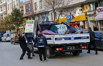 Büyükşehir Belediyesi kaldırım işgallerine karşı denetimlerini artırdı