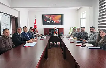 Çaldıran'da spor, kültür ve sanat çalışmaları masaya yatırıldı