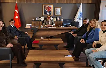 Çalım'dan, KOSGEB İl Müdürü Yörük'e anlamlı ziyaret