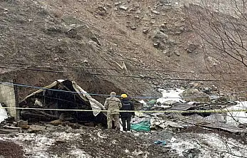 Çatak'ta tandır evi çöktü