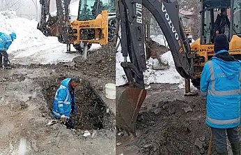 Cumhuriyet Mahallesi'nde içme suyu arızası giderildi