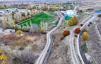 DSİ tarafından kırsal mahallelerde sulama kanalları yapılıyor