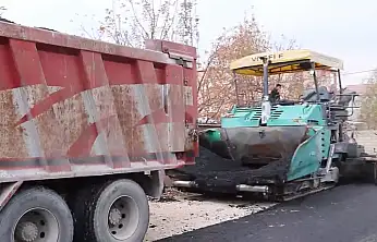 Edremit'te 12 kilometrelik asfalt çalışması