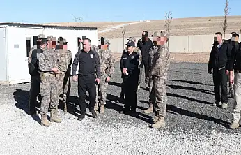 Emniyet Müdürü Mutlu'dan, Şehitler Poligonu'na ziyaret
