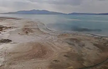 Erçek Gölü son 30 yılda büyük çekilme yaşadı