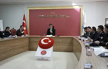Erciş İlçe Emniyet Müdürlüğü 2026 planlamasını masaya yatırdı