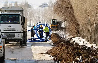 Erciş'te 70 hanenin içme suyu sorunu giderildi