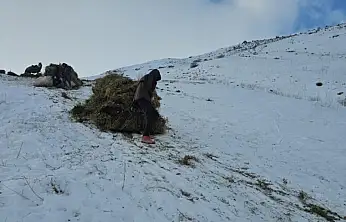 Erciş'te asırlık kış mesaisi