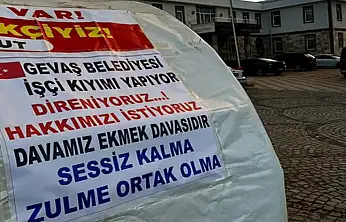 Gevaş'ta işten çıkarılan işçilerin eylemi sürüyor