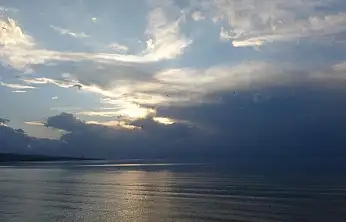 Güneş ışınları görsel şölen sundu