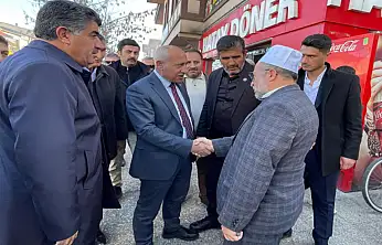 Güngöralp'ten, Erciş esnafına ziyaret