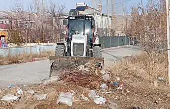 Gürpınar Belediyesi'nden temizlik çalışması
