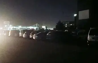 Hastane otoparkı karanlığa büründü