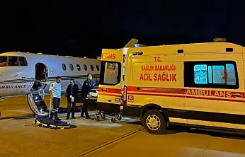 Hava ambulansı 11 yaşındaki çocuk için havalandı