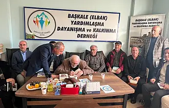 İhsan Colemergi Başkale Derneği'nde edebiyatseverlerle buluştu