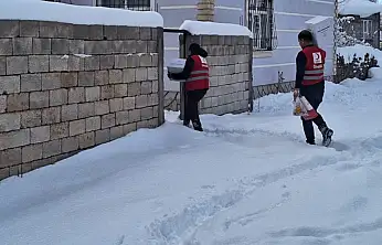 İhtiyaç sahiplerine gıda kolisi ve kurban eti desteği