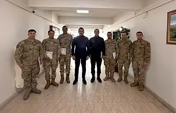 Jandarma personeline başarı belgesi verildi