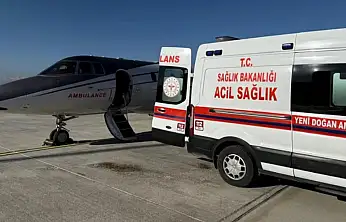Kalp hastası bebek uçak ambulansla İstanbul'a sevk edildi