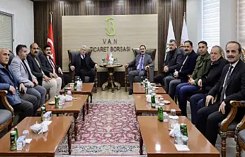 Kanan'dan Van Ticaret Borsası'na ziyaret