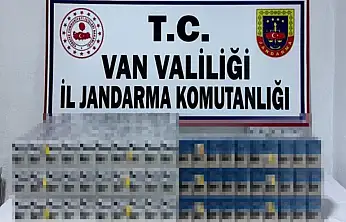 Kapıköy'de kaçak sigara ele geçirildi