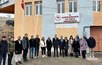 Kaymakam Bakan'dan tarım ve orman müdürlüğü'ne inceleme