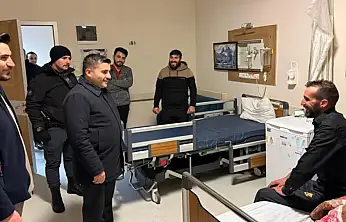 Kaymakam Bulut yeni yıla görev başındakilerle girdi