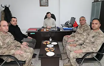 Kaymakam Erdoğan'dan karakol ziyaretleri