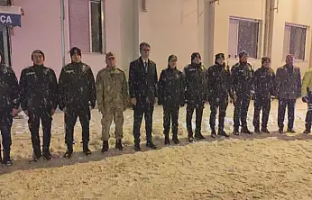 Kaymakam Karaloğlu güvenlik güçlerinin yeni yılını kutladı