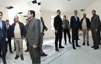 Kaymakam Karaloğlu, Kur'an kursu inşaatını inceledi