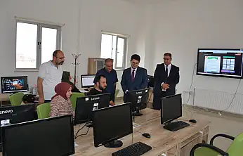 Kaymakam Özdemir'den kültür ve sanat merkezine ziyaret