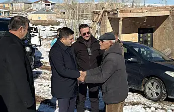 Kaymakam Rahmi Bulut'tan hane ziyareti