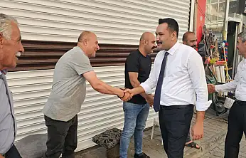 Kaymakam Türkmenoğlu, esnaf ve vatandaşlarla buluştu