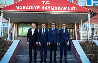 Kaymakamlardan Türkmenoğlu'na ziyaret